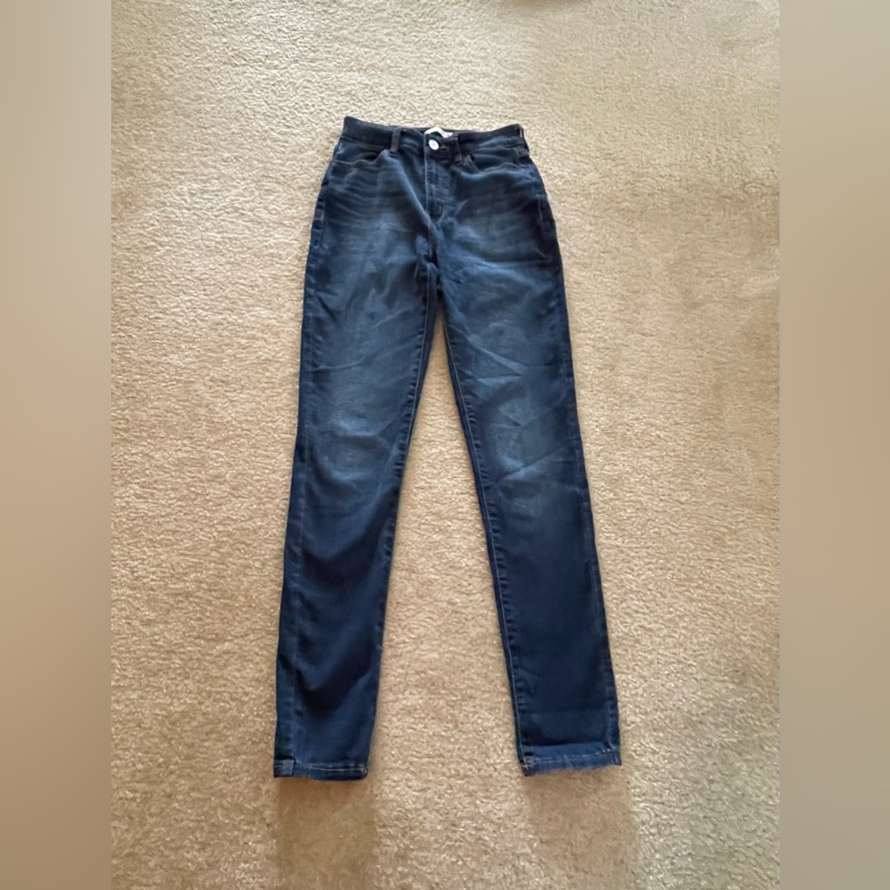 Jeggings - Blue Jean Jegging - Super High Rise - Size: 7 / 28W